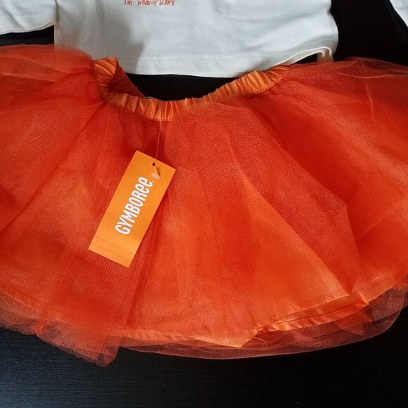 NWT Gymboree Fall Pumpkin Tutu & T-Shirt Sz 2T - Picture 3 of 4